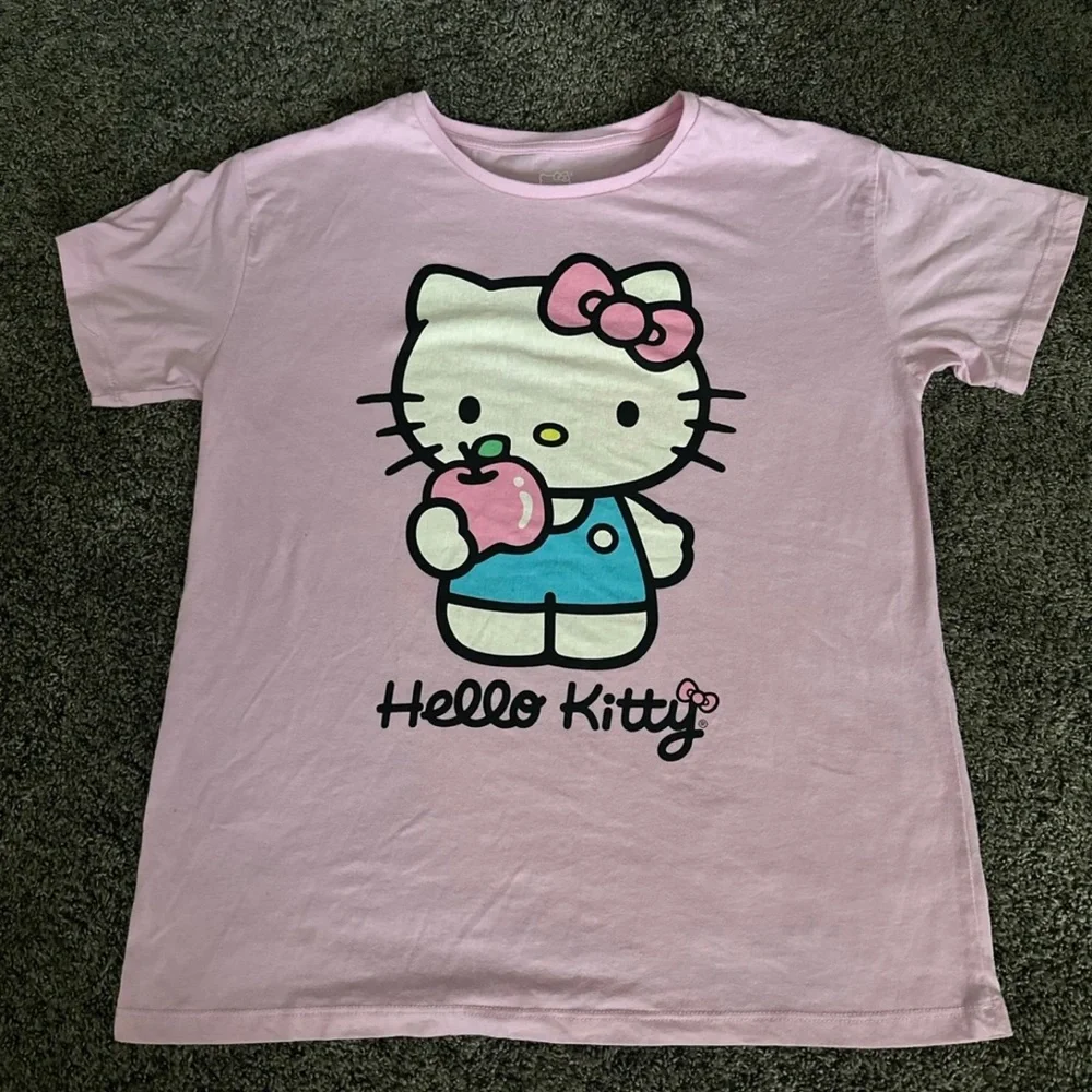 Hello Kitty Girls Tee Shirt Size XL 0177 - Picture 1 of 3